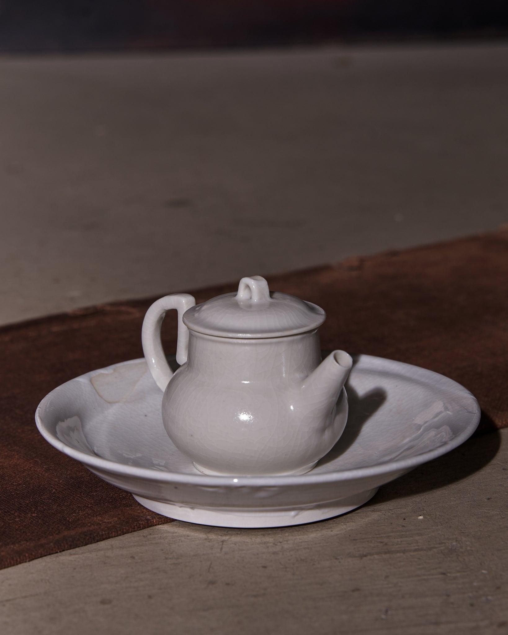 Shino Gonfu teapot /(120ml)