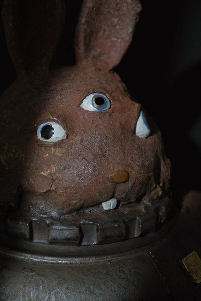 Ceramic Artwork Showcase:  Multi-Eyed Rabbit