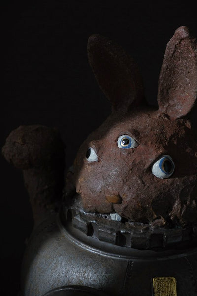 Ceramic Artwork Showcase:  Multi-Eyed Rabbit