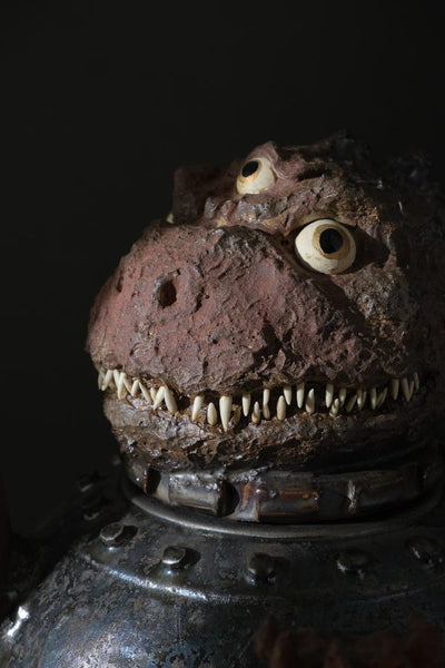 Ceramic Artwork Showcase: Multi-Eyed Monster