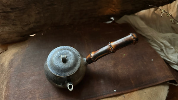 Wood fired teapot around 350ml (serves 5-7people) 3-11