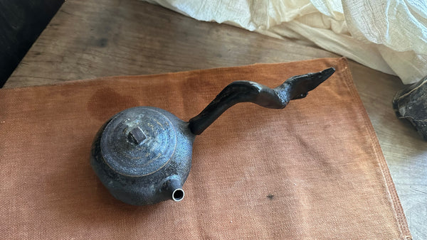 Wood fired teapot |around 250.| 2-22