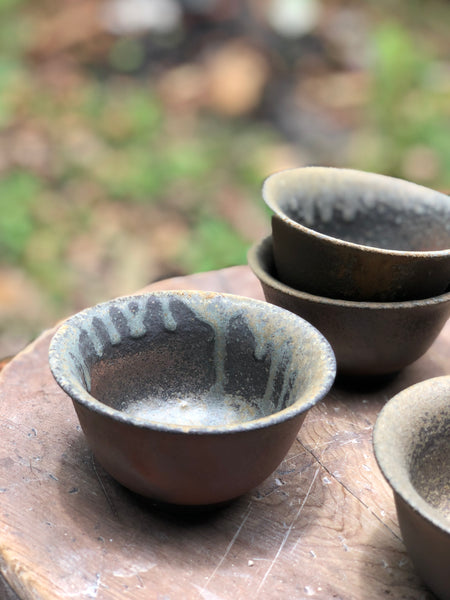 Gonfu teacups (woodfired )