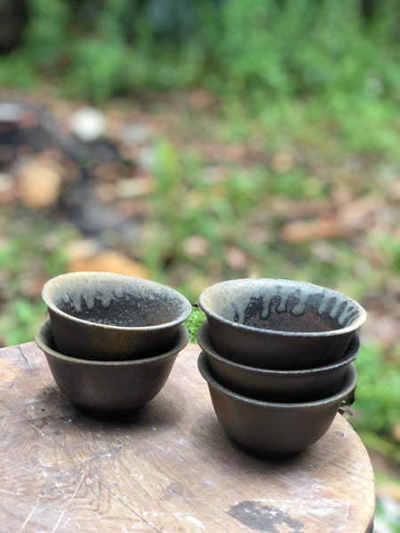 Gonfu teacups (woodfired )